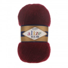 ALIZE ANGORA REAL40 57 бордо